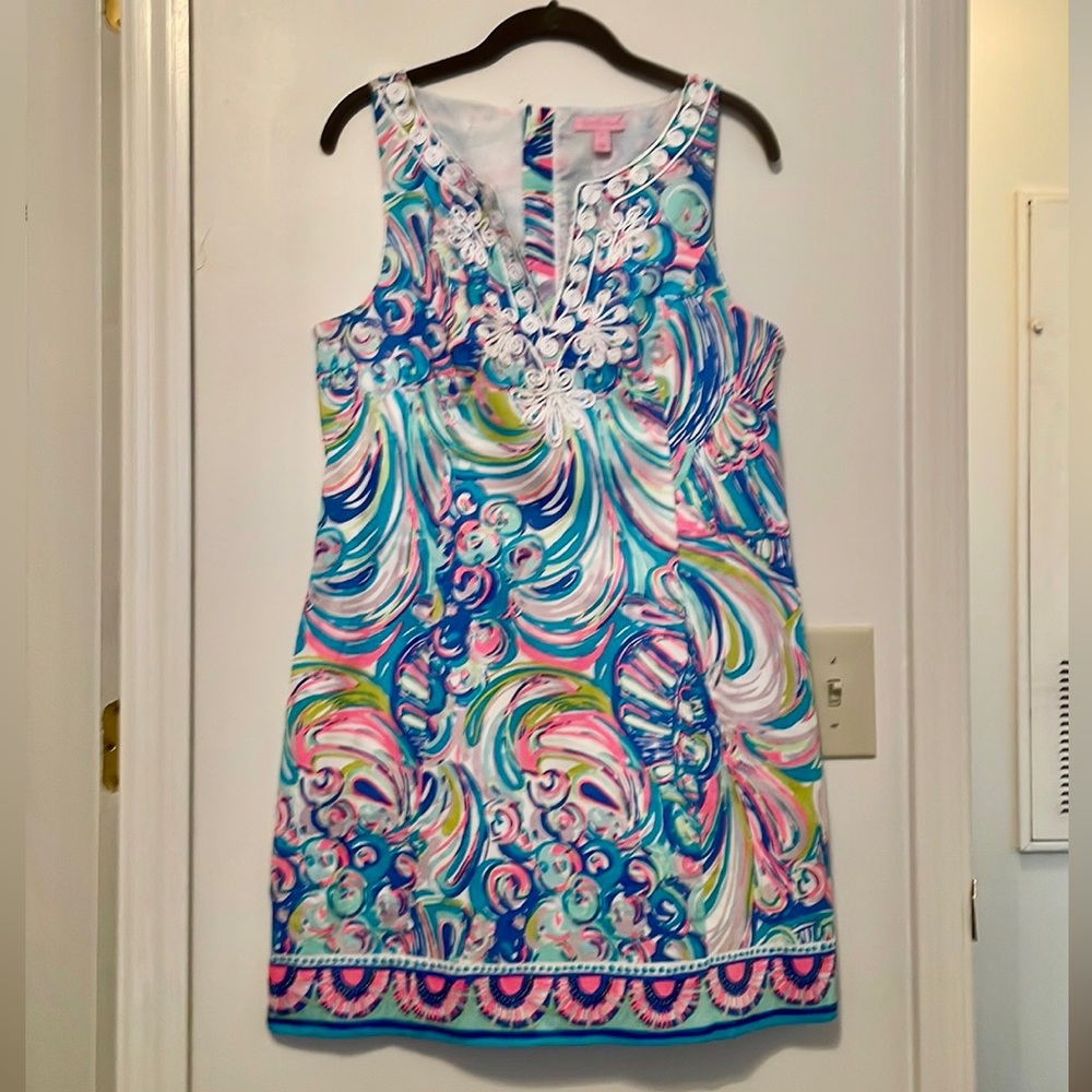 Lilly Pulitzer Shift Dress size 10 EUC